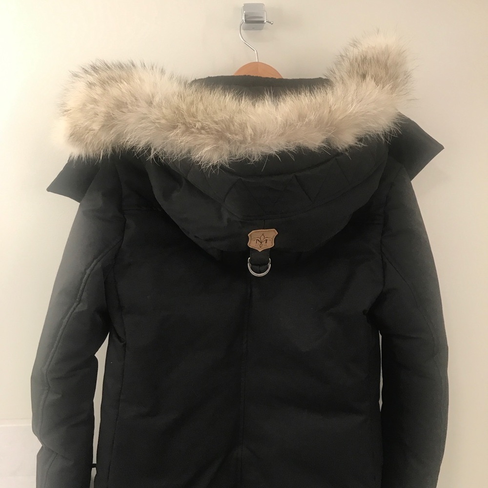 Mackage Juliann fur trim down coat XS